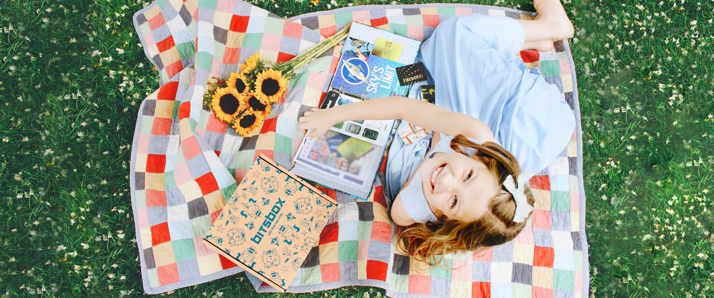 Girl on picnic